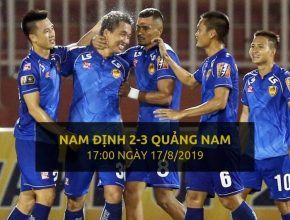 Nam Định 2-3 Quảng Nam (Highlight - Dafabet)