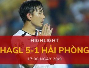 highlight v-league-2019-vong-24-dafabetvietnam (Hoàng Anh Gia Lai 5-1 Hải Phòng)