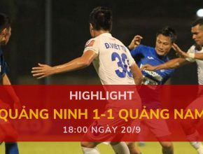 highlight v-league-2019-vong-24-dafabetvietnam (Quảng Ninh 1-1 Quảng Nam)