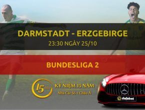 Đặt cược SV Darmstadt 1898 - Erzgebirge Aue (23h30 ngày 25/10)