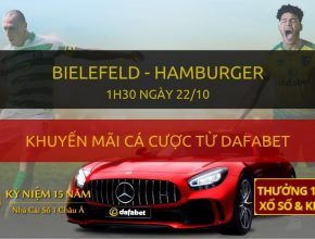 Soi kèo trực tiếp: Bielefeld - Hamburger (1h30 sáng 22/10)