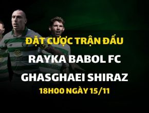 Rayka Babol FC - Ghasghaei Shiraz (18h00 ngày 15/11)