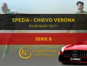 Spezia - Chievo Verona (03h00 ngày 02/11)